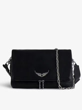 Cargar imagen en el visor de la galería, Crossbody Zadig &amp; Voltaire Rocky XL Silver - Noir