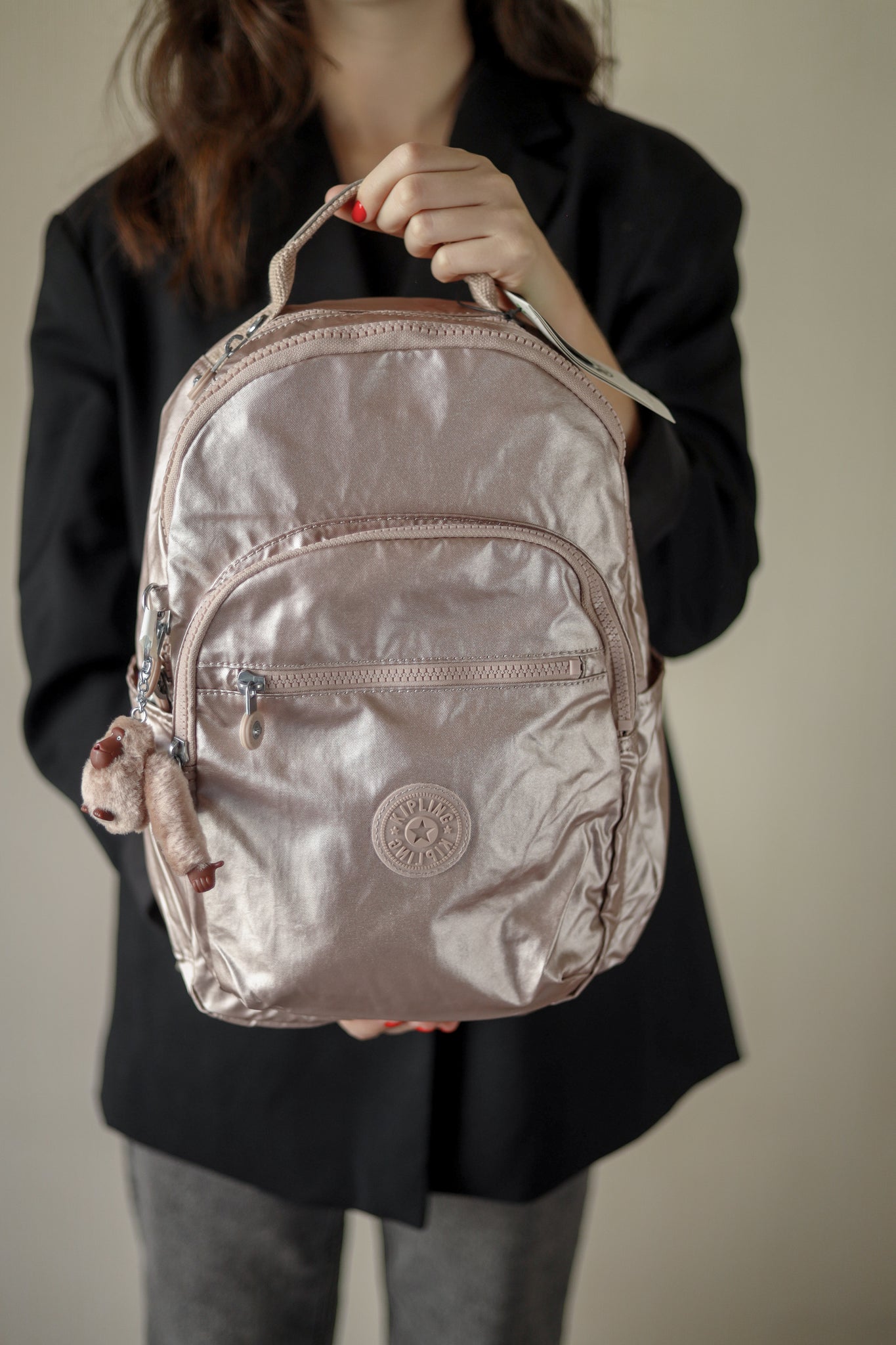 Mochila Kipling Seoul S - Quartz Metallic – lamaletaviajera